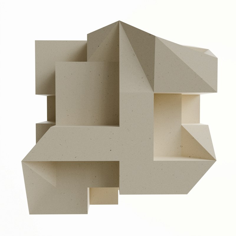 Maquette d'architecture en papier
